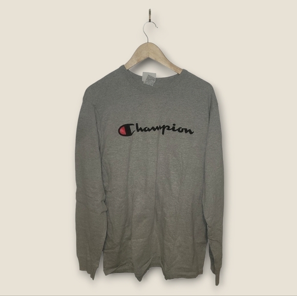 Champion Men's Classic Graphic Long  Sleeve T-Shirt - Picture 2 of 6